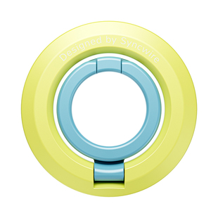 升维新款彩色双环磁吸手机支架新款Magsafe指环扣折叠旋转甜甜圈适用苹果华为iPhone17便携手机桌面支撑架