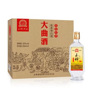 玉蝉大曲酒80版52度500ml*6瓶