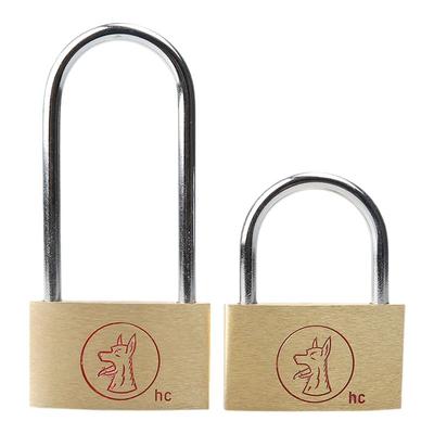 狼狗牌互开铜锁柜子小头机挂锁