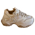 美式复古撞色时髦老爹鞋2025秋超火小个子增高6CM厚底休闲运动鞋