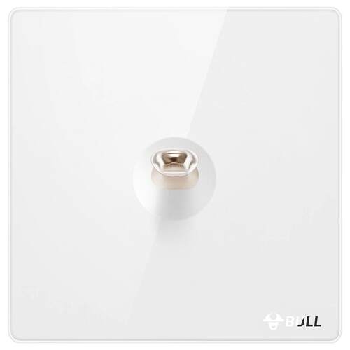 公牛G70超薄拨杆开关亚克力五孔插座16a面板奶油86复古开关珍珠白