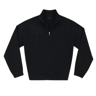 【保暖易打理】重磅棉质立领卫衣半拉链微弹抗皱运动宽松日系秋冬