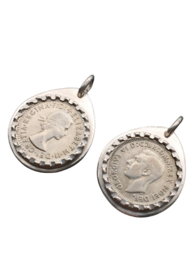 女王与国王澳大利亚银币吊坠