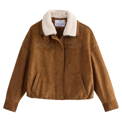 SeRinaBlue复古时尚女机车夹克