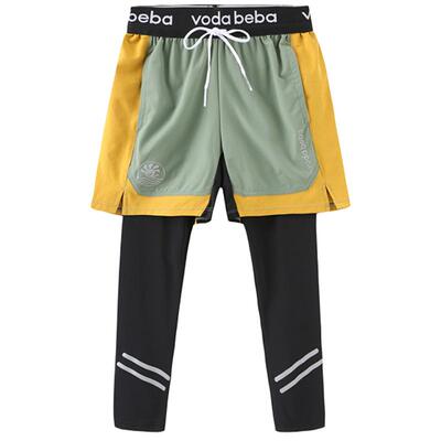 vodabeba男童夏季运动裤假两件