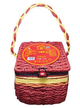 三鹤六堡茶2503篓装2015年陈化