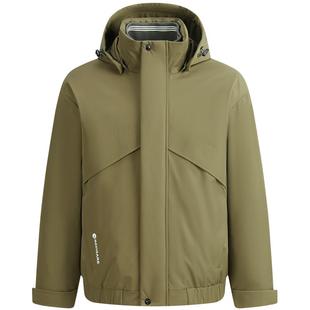 [张新成同款]Navigare小帆船户外三防羽绒服男士新款短款带帽外套