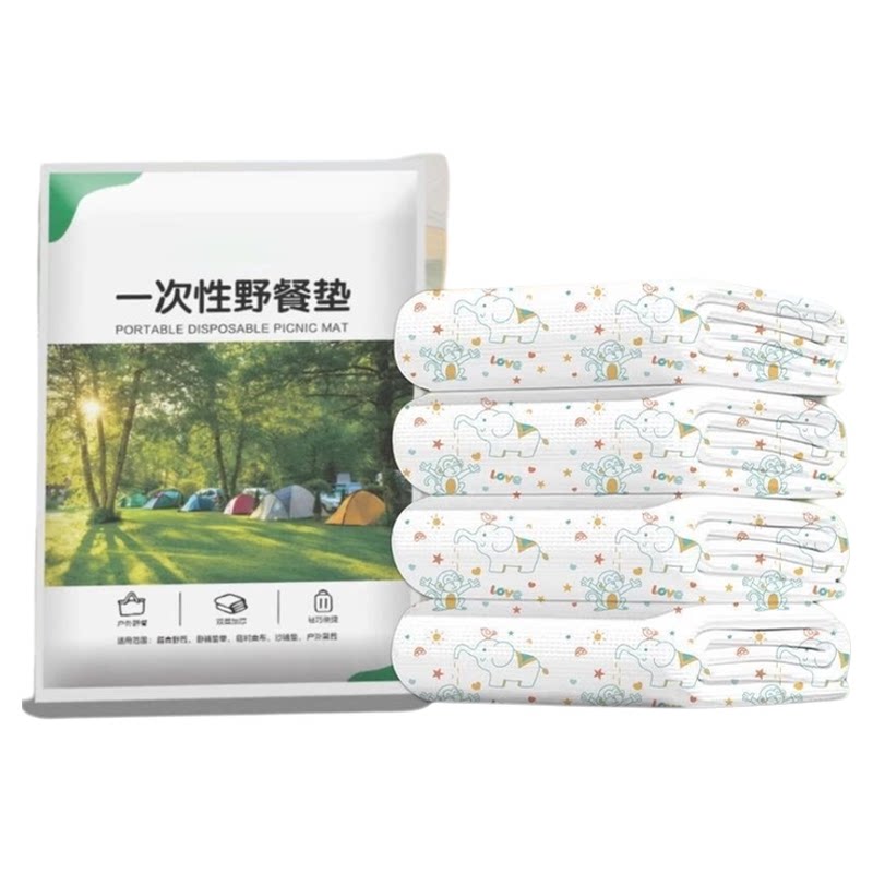 户外野餐垫一次性露营加厚布防潮