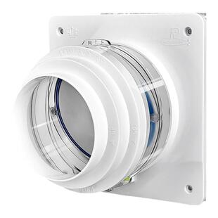 潜水艇卫生间止逆阀专用换气扇浴霸排气口通用厕所公共排风管止回