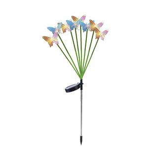 太阳能庭院户外灯装饰氛围地插灯彩灯阳台花园造景布置光纤景观灯