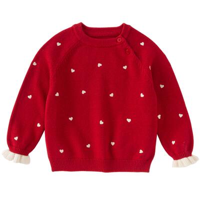 戴维贝拉女童毛衣套头衫