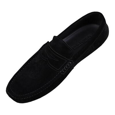 男鞋真皮豆豆鞋防滑乐福鞋