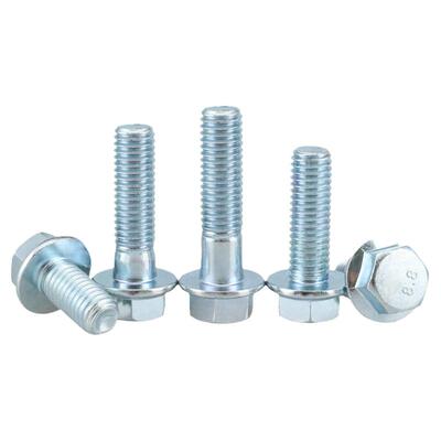 镀锌8.8级法兰螺丝大头带垫螺栓