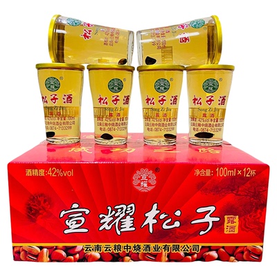 宣耀松子酒42度清香型露酒