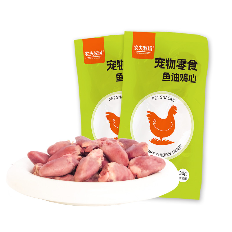 农夫牧场猫狗即食鸡心山东好粮