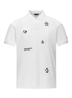 【70周年款】Munsingwear万星威高尔夫男士上衣棉质短袖POLO衫