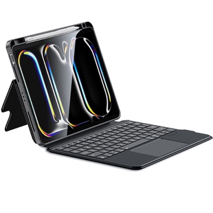 闪魔2025新款键盘保护套适用苹果iPadair7华为matepadpro12.2平板壳mini蓝牙11代5s磁吸拆分带笔槽触控鼠标13