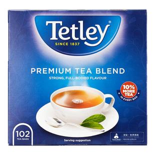 英国TETLEY泰特利红茶进口原味红茶包英式伯爵袋泡茶奶茶专用盒装