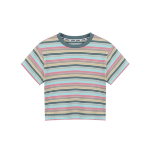 陈大猪男婴童 宝宝条纹T恤短袖夏季薄款2024新款帅气上衣儿童夏装