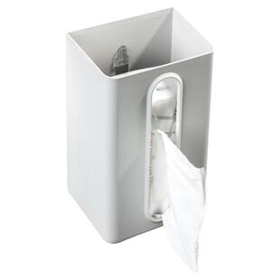 一次性洗脸巾收纳盒壁挂免打孔洁面巾抽取式带盖防尘卫生间置物架