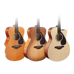 YAMAHA雅马哈FG800/830/FSX820单板民谣电箱木吉他初学者41/40寸