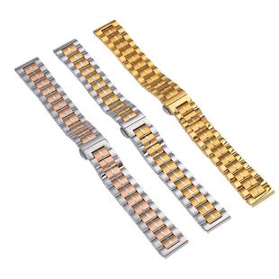 适配浪琴名匠表带钢带男女康卡斯军旗嘉岚瑰丽八针月相不锈钢表链