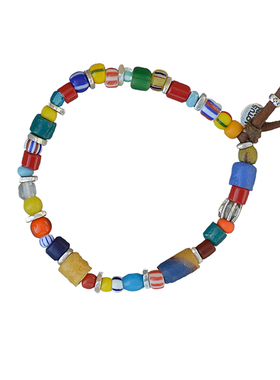 古董圣诞珠非洲贸易西亚琉璃手链