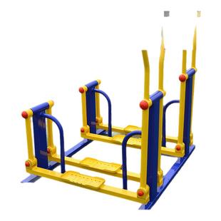 沃尔克新款室外平步机小区户外健身路径广场单椭圆机户外健身器材