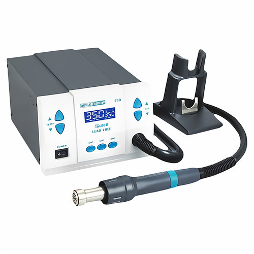 快克QUICK861/PRO/DW862DA/W+大功率数显恒温可调热风枪焊台维修