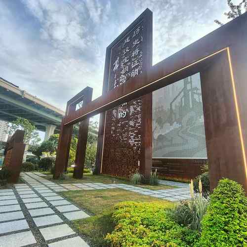 耐候钢板景墙工程钢结构锈蚀板j幕墙镂空09CuPCrNi-A耐候板景墙