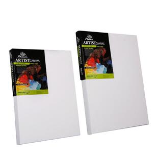 专业级油画框亚麻纯棉画布带框雨露麻细纹粗纹油画画框带画布空白丙烯油画布板美术生专用大尺寸创作练习定制