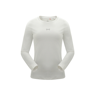 安德玛官方2025夏季新款防晒长袖速干衣登山运动T恤透气女士上衣