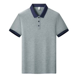 广告文化衫短袖POLO衫T恤工作服超市工作半袖t恤男女厂服定制LOGO