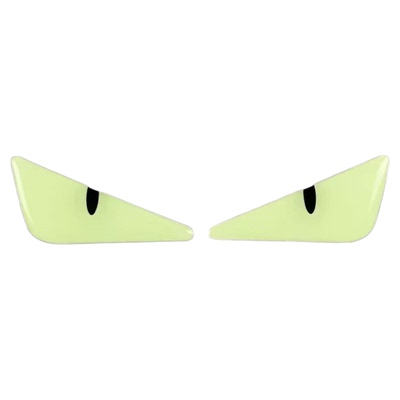 炫彩夜光立体摩托车小恶魔贴纸