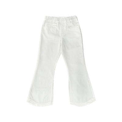 Qimoo/淇木25春季新款童装女童裤子时髦设计感喇叭裤型QSS1KP337C