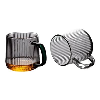 耐高温带把泡茶杯玻璃禾阳简约