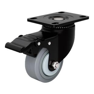 羊驼专用万向轮超静音滑轮移动底座承重平板脚轮椅子凳子丝杆滚轮