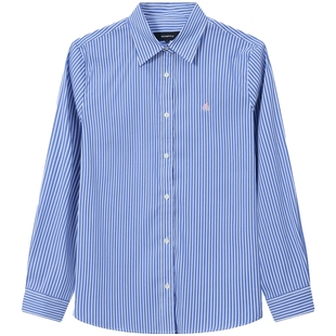 【新品】BEANPOLE滨波2026年春季女士条纹简约风时尚休闲长袖衬衫