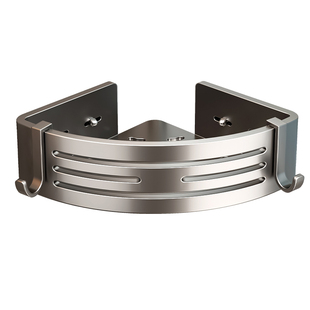 百悍三角架卫生间置物架免打孔浴室厕所洗漱台墙上洗手间收纳架子