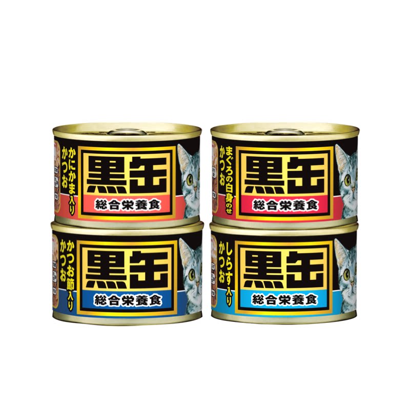 爱喜雅进口黑缶猫罐头大罐主食级