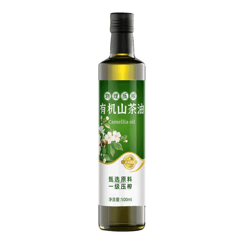 【有机认证】有机纯正山茶油一级冷榨纯山茶油食用油官方旗舰店