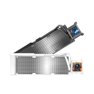 联力散热水冷隐流一体水冷无风扇版360侧置式水冷管带屏强效散热