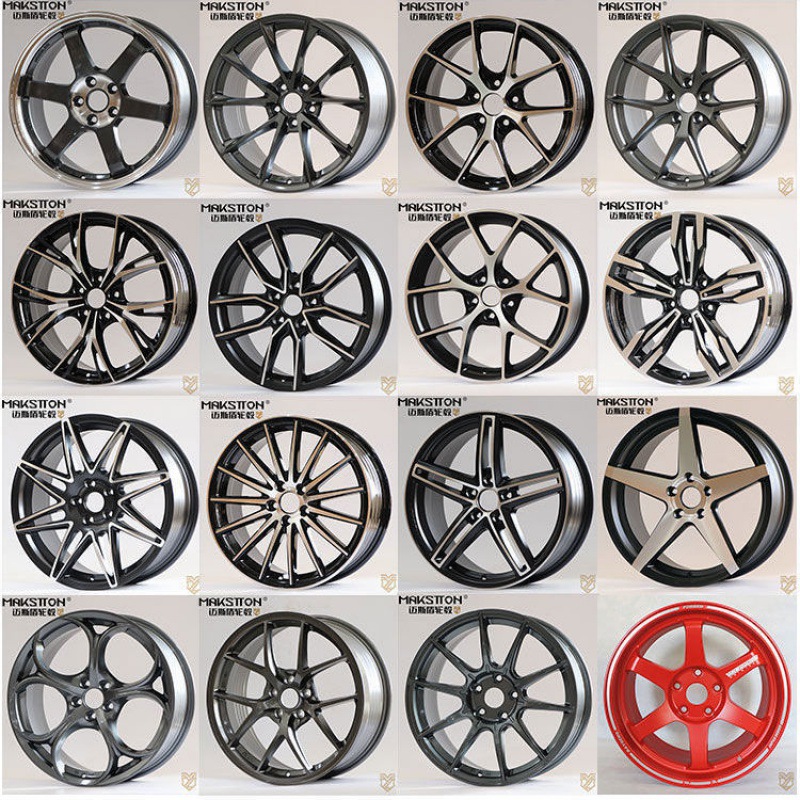 新品促新款轮毂改装汽车14寸15寸16寸17寸18寸19寸钢圈铝合金20小