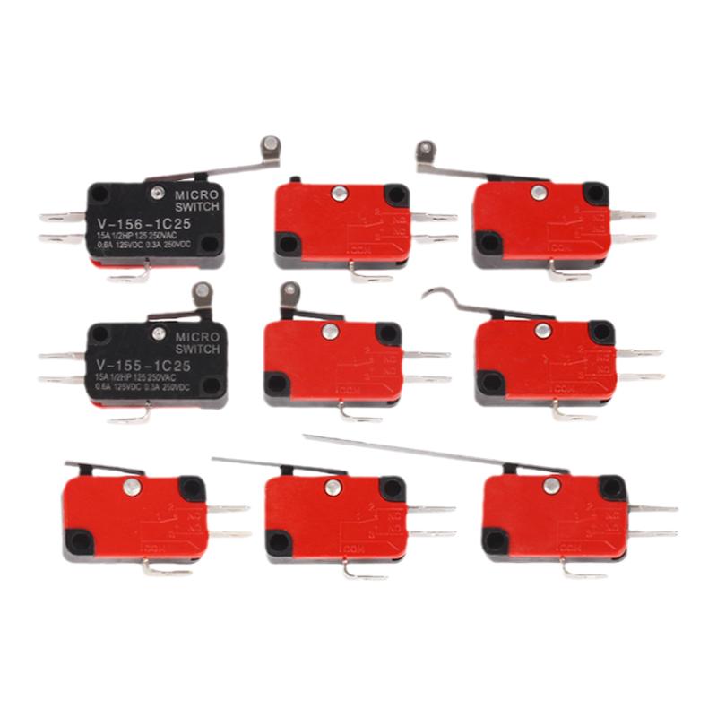 乐清CCC微动开关15A行程限位V-153/154/155/156-1C25按钮开关