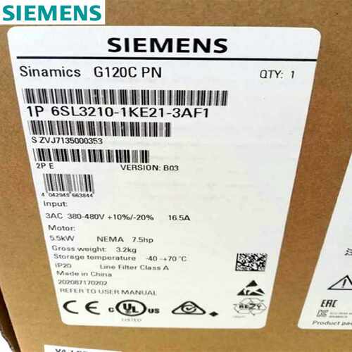 议价西门子G120C变频器6SL3210-1KE23-2AF1 15kW全新6SL32101KE23