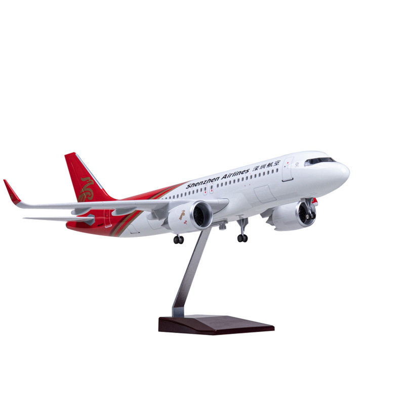 空客A320仿真带起落架航模摆件