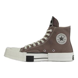 Rick Owens DRKSHDW x Converse RO联名高帮男女黑色帆布鞋