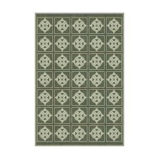 特质绿翡翠地毯比弗利山庄复古法式客厅轻奢现代别墅大宅卧室地垫