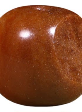 涵玉舍新疆和田玉黄沁籽料11mm