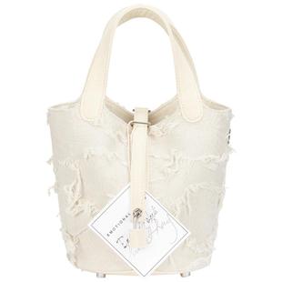 Emotionalworld2023新款菜篮子水桶手提包托特包小众大容量包包女